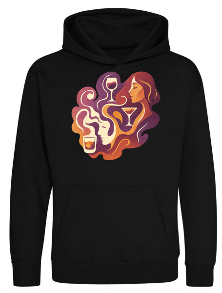 Kapucnis belebújós gyerek pulóver