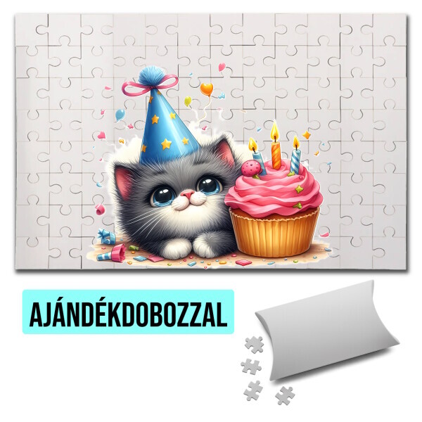 Puzzle - kirakó ajándékdobozzal