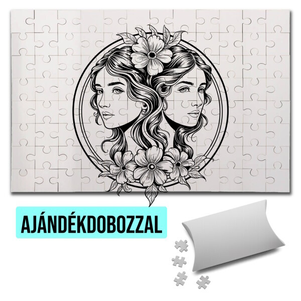 Puzzle - kirakó ajándékdobozzal