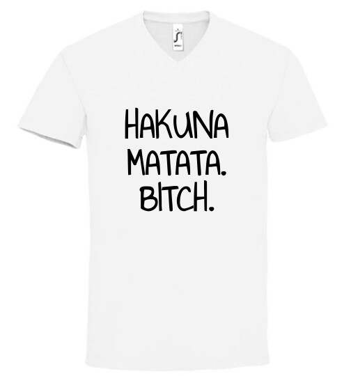 Unisex V nyakú póló