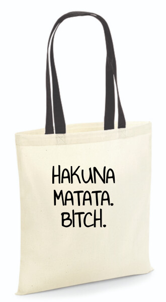 Vászontáska - színes fülű 