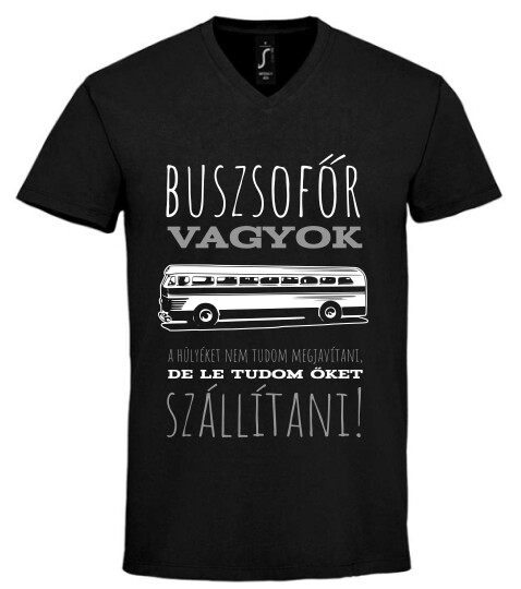 Unisex V nyakú póló