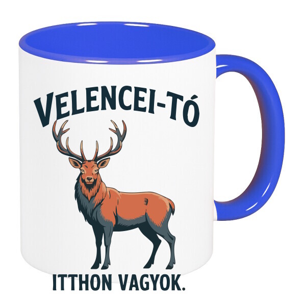 Színes fülű és belsejű bögre