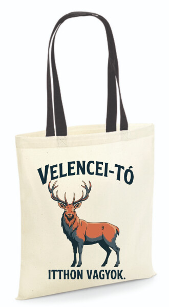 Vászontáska - színes fülű 