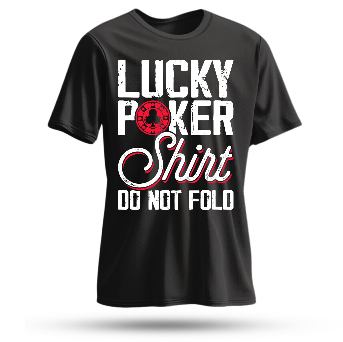 Lucky poker shirt