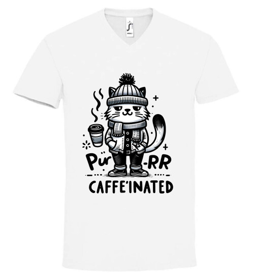 Unisex V nyakú póló