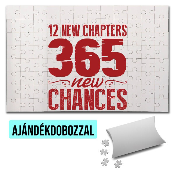 Puzzle - kirakó ajándékdobozzal