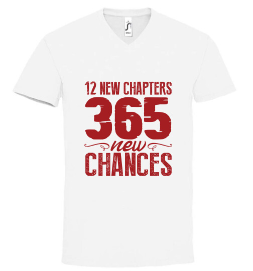 Unisex V nyakú póló