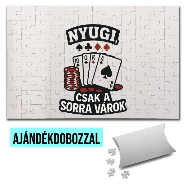 Puzzle - kirakó ajándékdobozzal