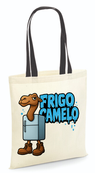 Vászontáska - színes fülű 