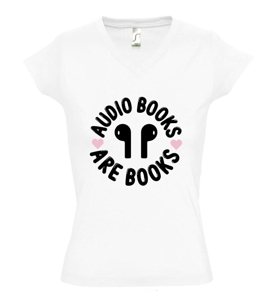 Női V nyakú póló