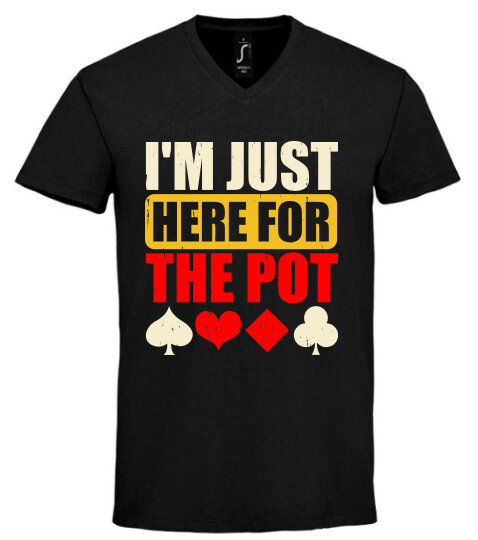 Unisex V nyakú póló