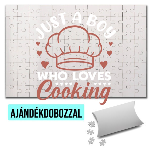 Puzzle - kirakó ajándékdobozzal