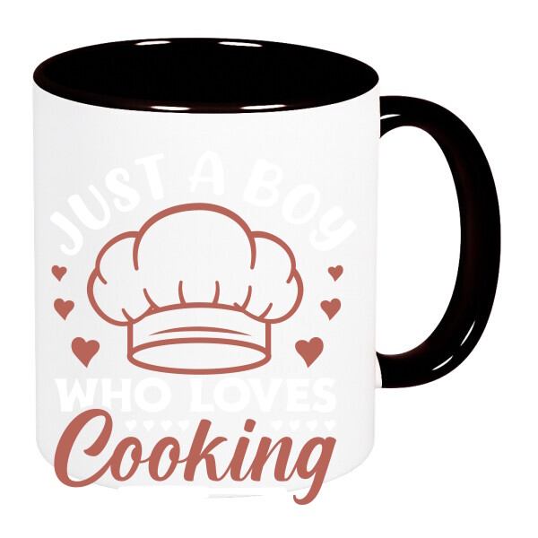 Színes fülű és belsejű bögre