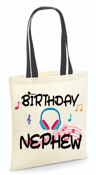 Vászontáska - színes fülű 