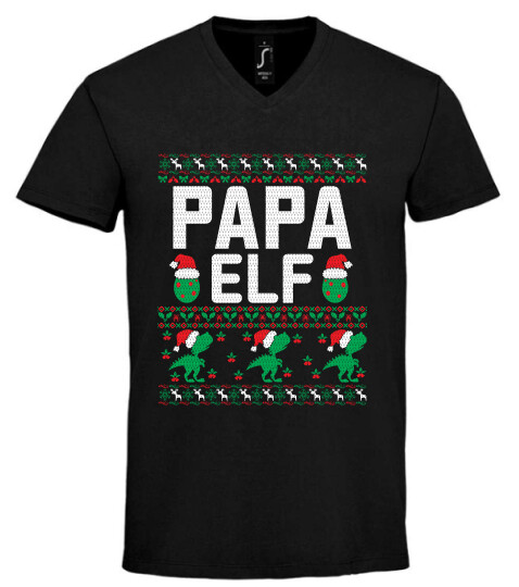 Unisex V nyakú póló