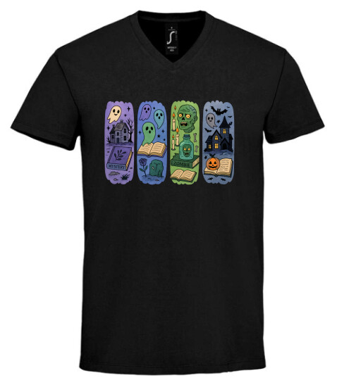 Unisex V nyakú póló