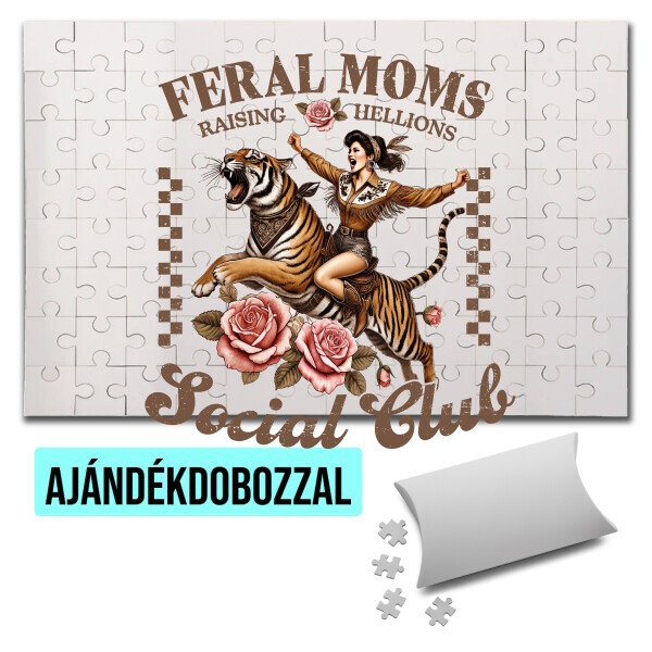 Puzzle - kirakó ajándékdobozzal