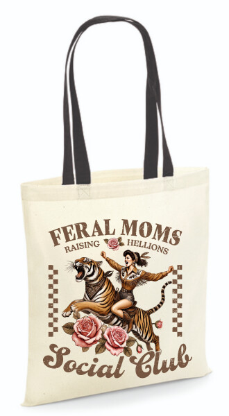 Vászontáska - színes fülű 