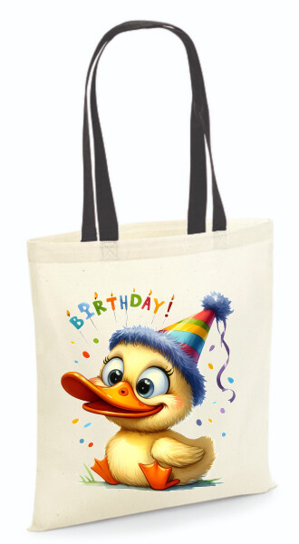 Vászontáska - színes fülű 