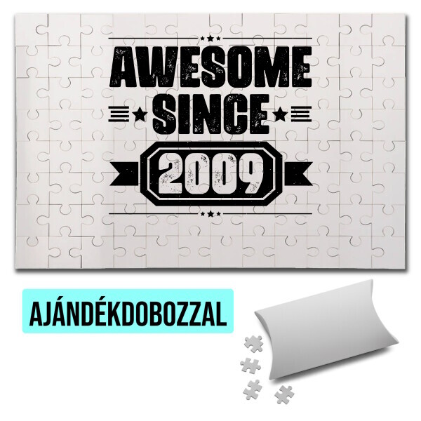 Puzzle - kirakó ajándékdobozzal