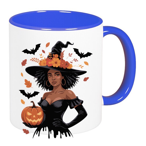 Színes fülű és belsejű bögre