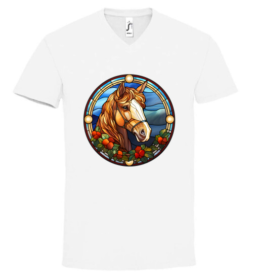 Unisex V nyakú póló