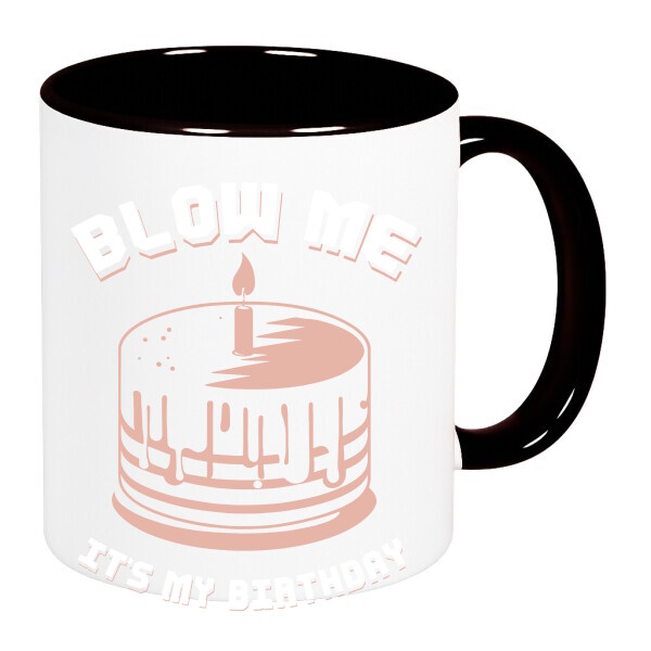 Színes fülű és belsejű bögre