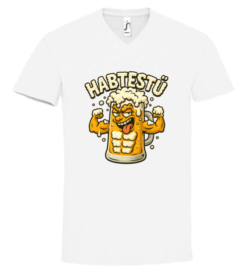 Unisex V nyakú póló