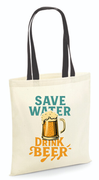 Vászontáska - színes fülű 