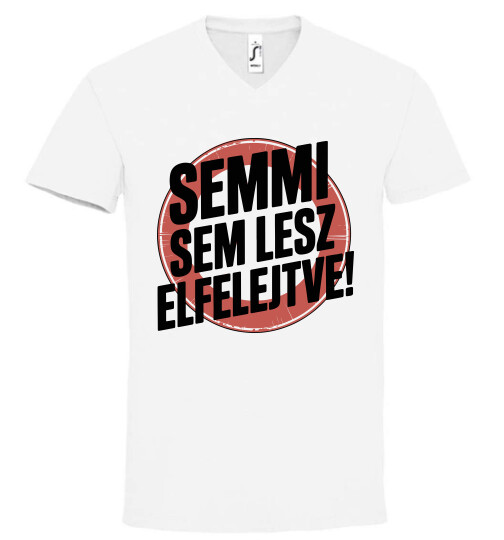 Unisex V nyakú póló