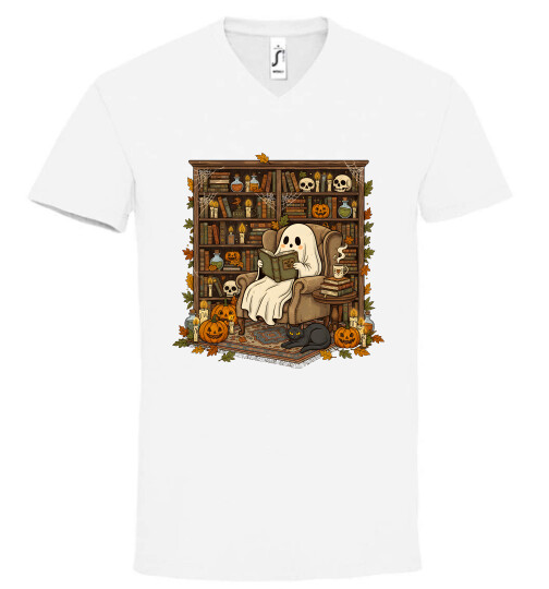 Unisex V nyakú póló