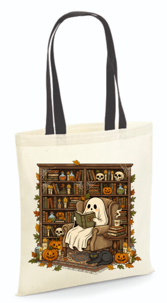 Vászontáska - színes fülű 