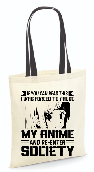 Vászontáska - színes fülű 