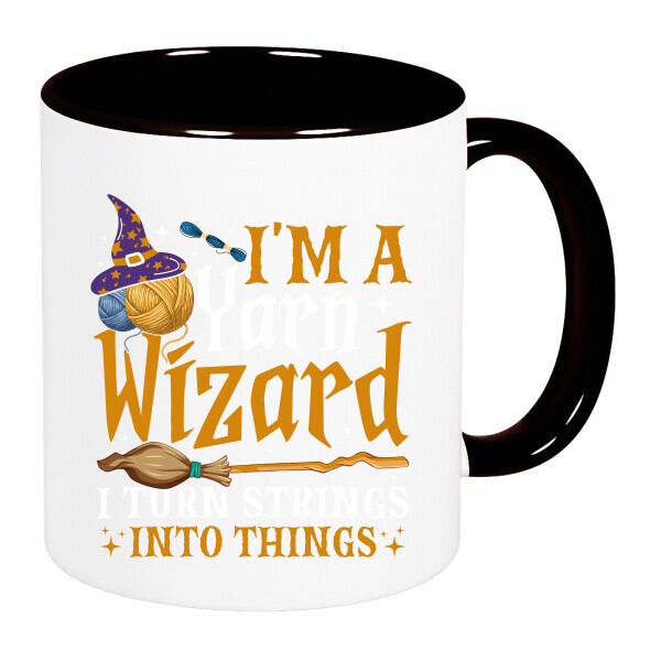 Színes fülű és belsejű bögre