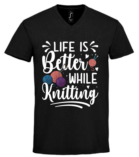 Unisex V nyakú póló