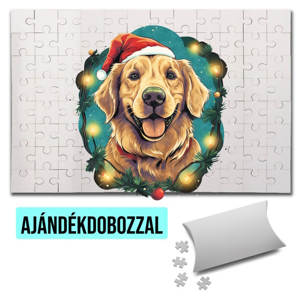 Puzzle - kirakó ajándékdobozzal