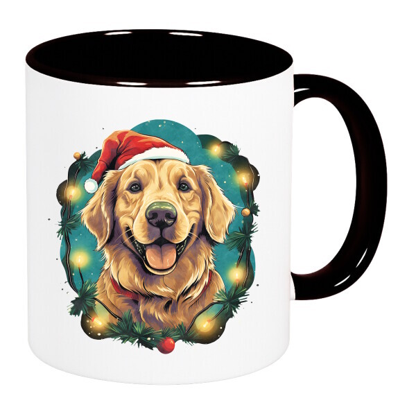 Színes fülű és belsejű bögre