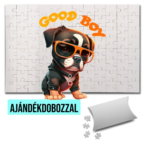 Puzzle - kirakó ajándékdobozzal