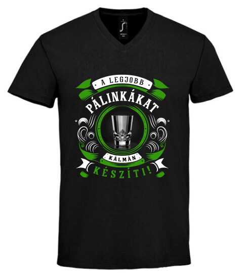 Unisex V nyakú póló
