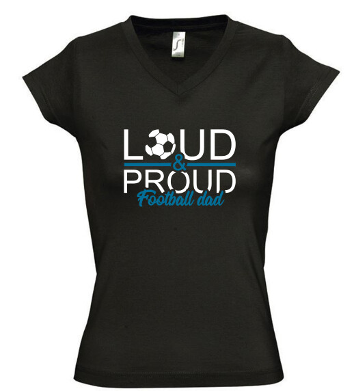 Női V nyakú póló