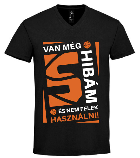 Unisex V nyakú póló