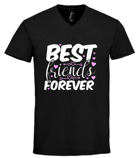 Unisex V nyakú póló