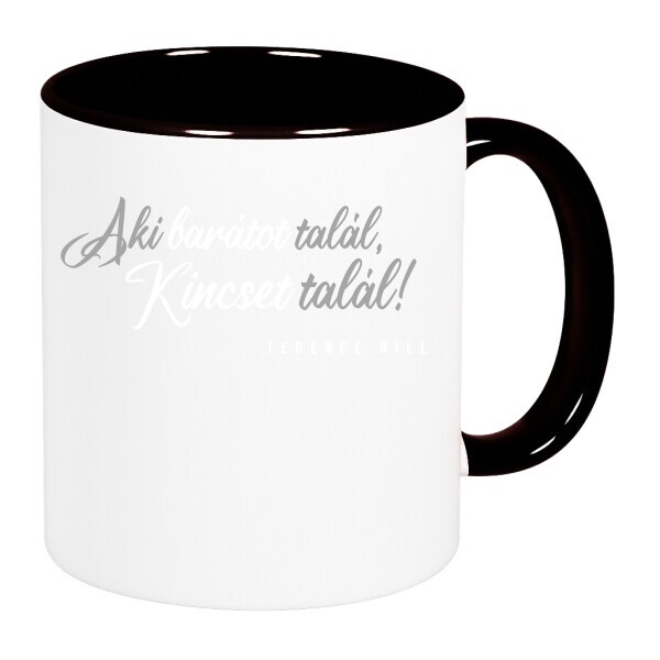 Színes fülű és belsejű bögre