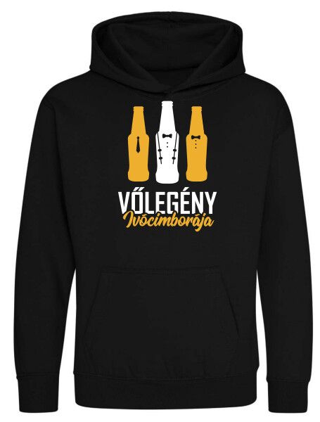 Kapucnis belebújós gyerek pulóver