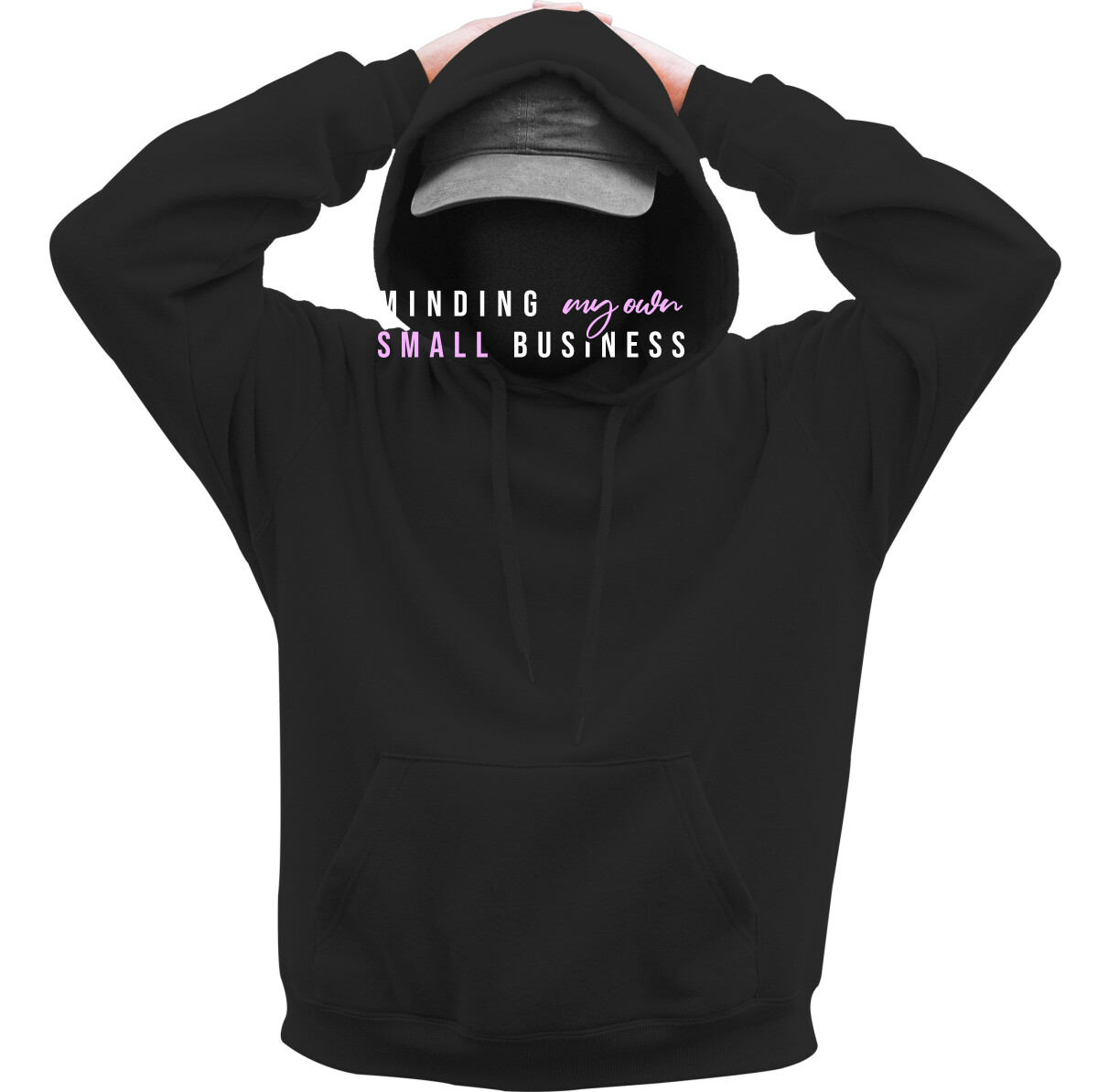 Kapucnis belebújós pulóver