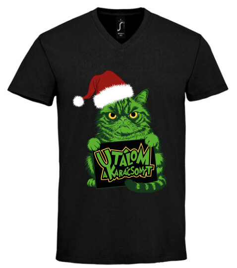 Unisex V nyakú póló