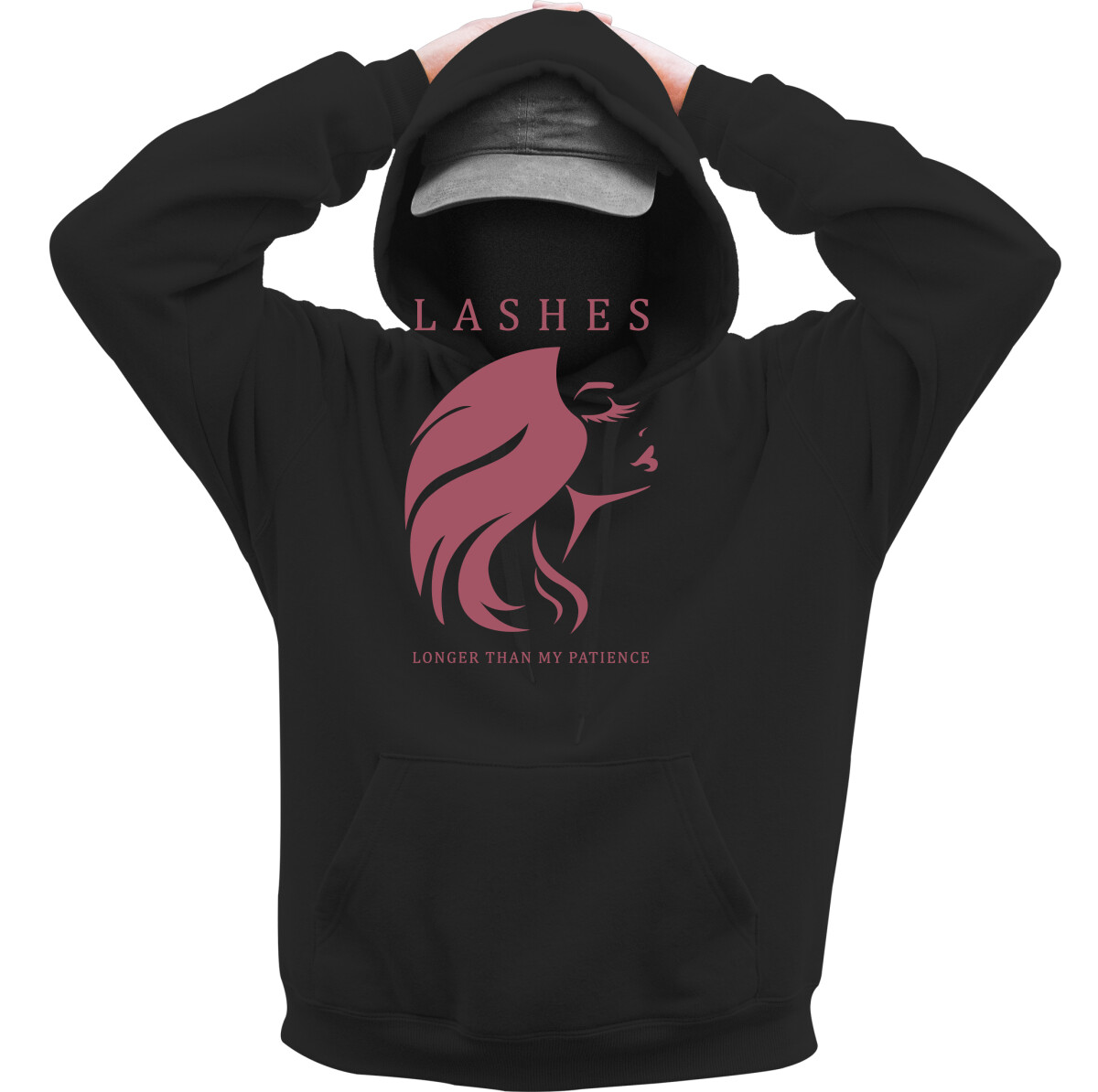 Kapucnis belebújós pulóver