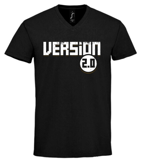 Unisex V nyakú póló