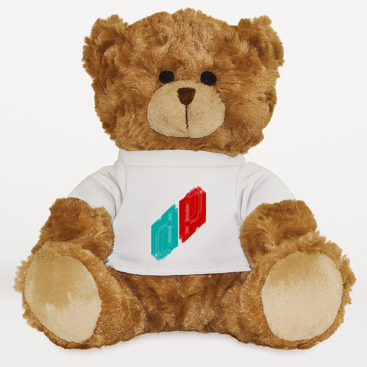 Plüssmaci egyedi pólóval